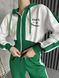 Женский спортивный костюм цвет зеленый р.42/44 450758 450758 фото 4