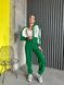 Жіночий спортивний костюм колір зелений р.42/44 450758 450758 фото 7