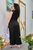 Жіноча сукня міді на запах колір чорний 431842 431842 фото