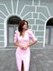 Жіноча сукня з рукавом рожевого кольору р.L 385645 385645 фото 6
