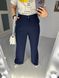Жіночі штани з високою посадкою колір синій р.44 436790 436790 фото 2