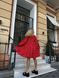 Жіноча сукня колір червоний з квітковим принтом р.оверсайз 450102 450102 фото 7
