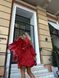 Жіноча сукня колір червоний з квітковим принтом р.оверсайз 450102 450102 фото 4