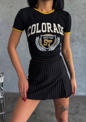 Женская футболка COLORADО цвет черный р.L 455842 455842 фото