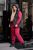 Жіночий теплий спортивний костюм на флісі із жилеткою бордового кольору р.48/50 378779 378779 фото