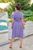 Жіноча сукня на запах колір лаванда р.58/60 437021 437021 фото