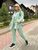 Жіночий прогулянковий костюм фісташкового кольору р.48/50 382547 382547 фото