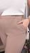 Женские брюки трикотаж-рубчик цвет мокко р.50/52 454252 454252 фото 2