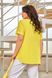 Жіноча льняна блуза колір жовтий р.46/48 433018 433018 фото 2