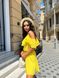 Женский костюм топ и юбка-шорты из софта желтого цвета р.M 378304 378304 фото 2