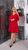 Женское платье на запах из софта цвет красный р.46/48 452553 452553 фото