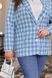 Жіночий піджак з накладними кишенями колір блакитний р.48/50 451110 451110 фото 2