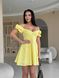 Жіноча сукня міні з мусліну колір жовтий р.42 459486 459486 фото 10