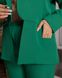 Женский костюм брюки и пиджак цвет зеленый р.50/52 450153 450153 фото 2