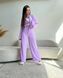 Жіночий костюм-двійка колір фіолетовий р.42/44 454369 454369 фото 1