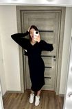 Женский костюм платье и кофта цвет черный р.50/52 450642 450642 фото