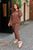 Женский теплый спортивный костюм цвет коричневый р.44/46 441781 441781 фото