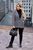 Женский пиджак на подкладке с накладными карманами черный р.52/54 384657 384658 фото