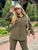 Жіночий прогулянковий костюм колір хакі р.48/50 382553 382552 фото