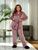 Женская пижама-двойка цвет пудра р.48/50 448852 448852 фото
