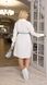 Жіноча сукня вільного крою колір білий р.48/50 450345 450345 фото 2