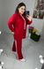 Жіночий костюм-двійка колір червоний р.42/44 452797 452797 фото 3