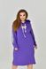 Жіноча сукня спорт з капюшоном колір фіолетовий р.52 454333 454333 фото 4
