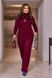 Жіночий прогулянковий костюм з ангори колір бордо р.54/56 446938 446938 фото 1