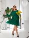 Жіноча сукня із шифону колір зелений р.62/64 454518 454518 фото 6