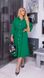Жіноча вільна сукня із софту колір зелений р.50/52 452558 452558 фото 1