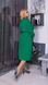 Жіноча вільна сукня із софту колір зелений р.50/52 452558 452558 фото 3