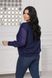 Жіночий светр трикотажний колір синій р.48/50 445621 445621 фото 2