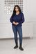 Жіночий светр трикотажний колір синій р.48/50 445621 445621 фото 4