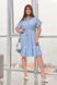 Жіноча сукня із софту колір блакитний р.48/50 453731 453731 фото 1