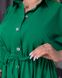 Жіноча вільна сукня із софту колір зелений р.50/52 452558 452558 фото 5