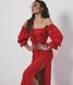 Жіноча сукня із софту міді колір червоний р.42/44 459214 459214 фото 2