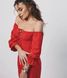 Жіноча сукня із софту міді колір червоний р.42/44 459214 459214 фото 5