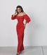 Жіноча сукня із софту міді колір червоний р.42/44 459214 459214 фото 1