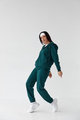 Женский спортивный костюм цвет зелёный р.L 408326 408326 фото