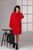 Женское платье свободного кроя из ангоры красного цвета р.56/58 385451 385451 фото