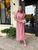 Женское платье из шелкового софта цвет розовый р.42/44 455567 455567 фото