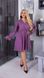 Жіноча сукня на запах із софту колір фіолетовий р.46/48 452552 452552 фото 1