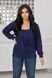 Жіночий светр трикотажний колір синій р.48/50 445636 445636 фото 1