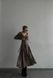 Жіноча сукня із софту колір бежевий принт лео р.42/44 452673 452673 фото 7