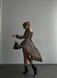 Жіноча сукня із софту колір бежевий принт лео р.42/44 452673 452673 фото 4