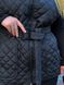 Женская жилетка с поясом цвет черный р.48/50 442306 442306 фото 2