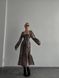 Жіноча сукня із софту колір бежевий принт лео р.42/44 452673 452673 фото 2