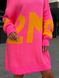 Жіноча сукня туніка колір рожевий р.42/48 449009 449009 фото 4