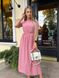 Жіноча сукня із шовкового софту колір рожевий р.42/44 455567 455567 фото 3