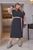 Жіноча ангорова сукня в рубчик колір графіт/пудра р.50/52 447223 447223 фото